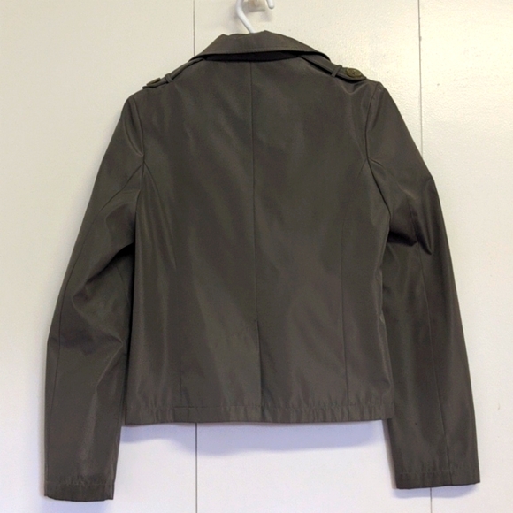 Urban Behaviour Olive Button-Front Jacket - Picture 7 of 13